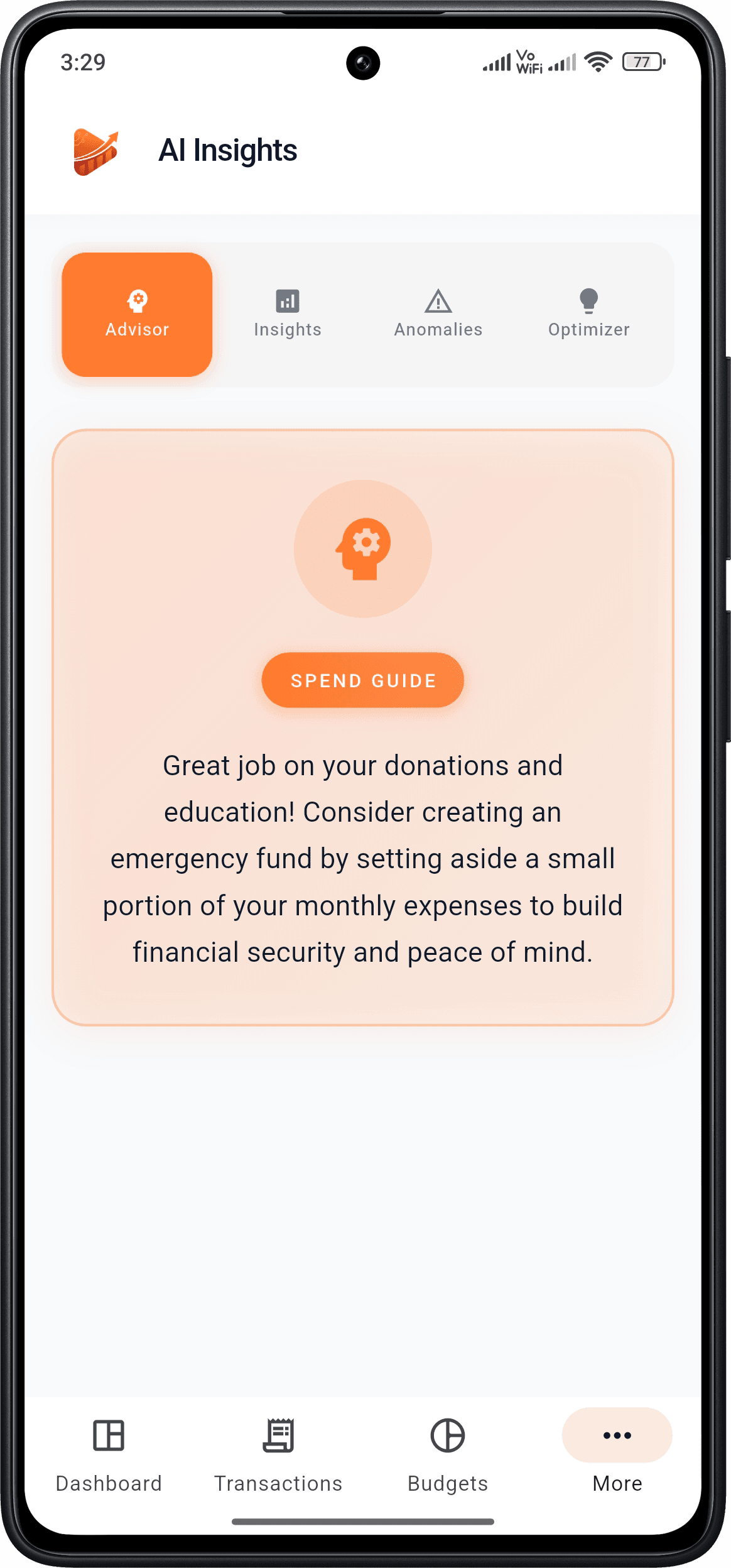 AI Financial Coaching